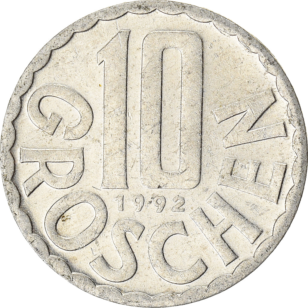 Munten, Oostenrijk, 10 Groschen, 1992