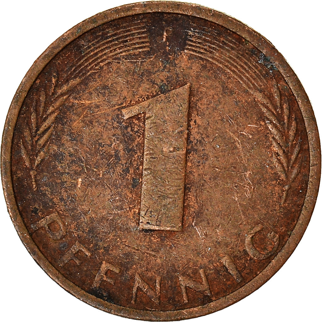 Moneta, Niemcy - RFN, Pfennig, 1976