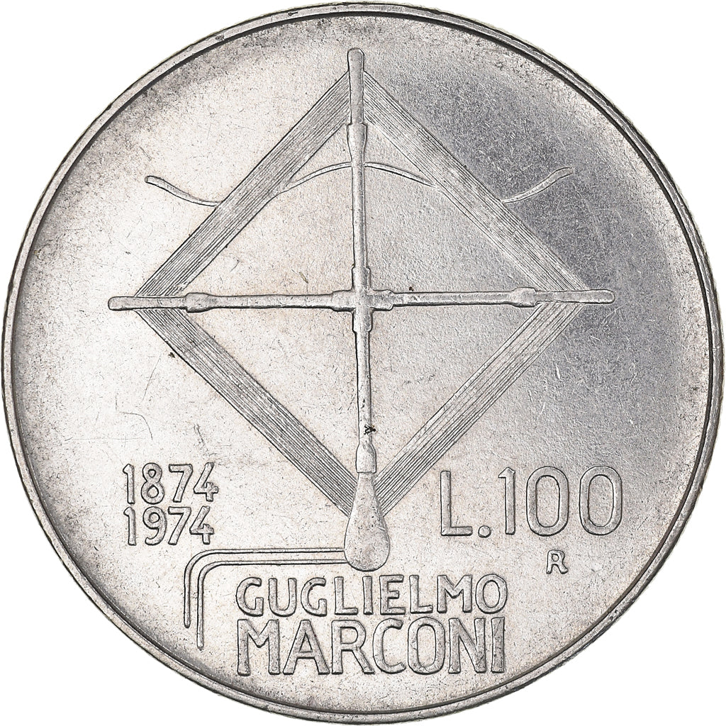 Moneta, Italia, 100 Lire, 1974