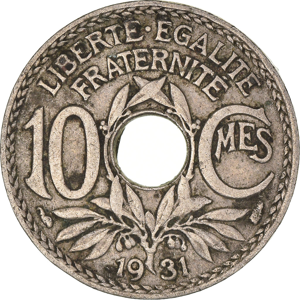 Munten, Frankrijk, 10 Centimes, 1931