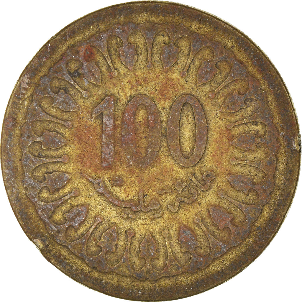 Moeda, Tunísia, 100 Millim, 1960
