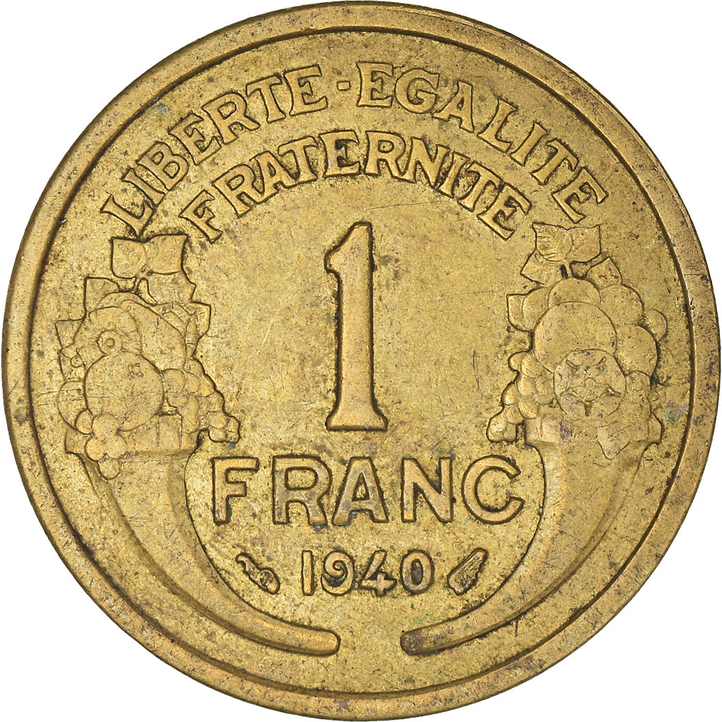 Coin, France, Franc, 1940