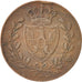 ITALIAN STATES, SARDINIA, Carlo Felice, 5 Centesimi, 1826, Genoa, VF(30-35),...