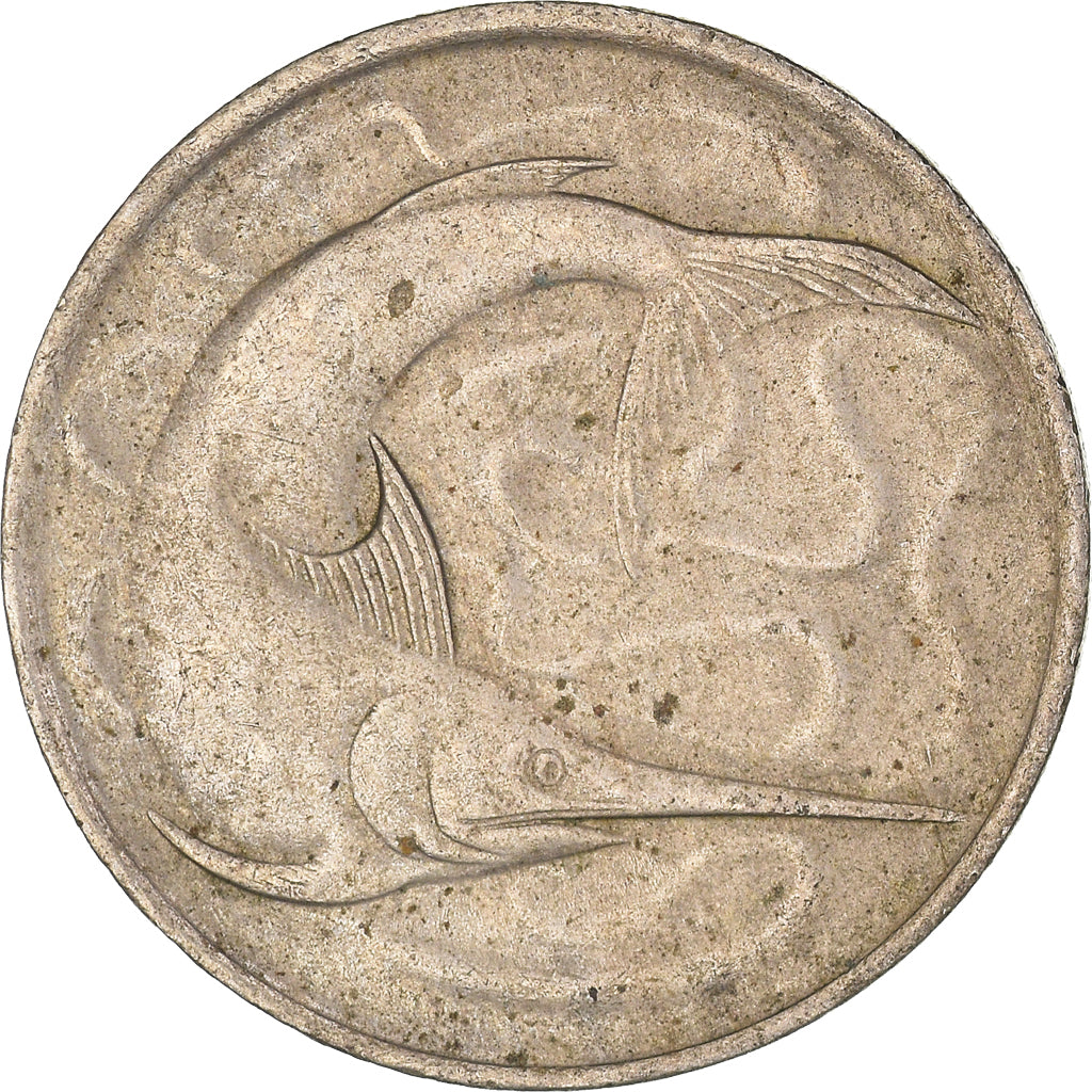 Moneta, Singapur, 20 Cents, 1974