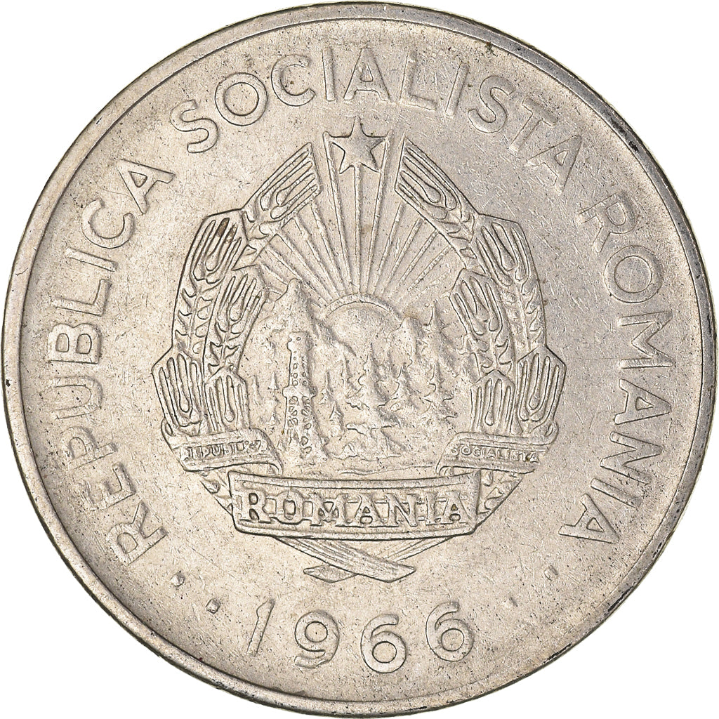 Monnaie, Roumanie, Leu, 1966