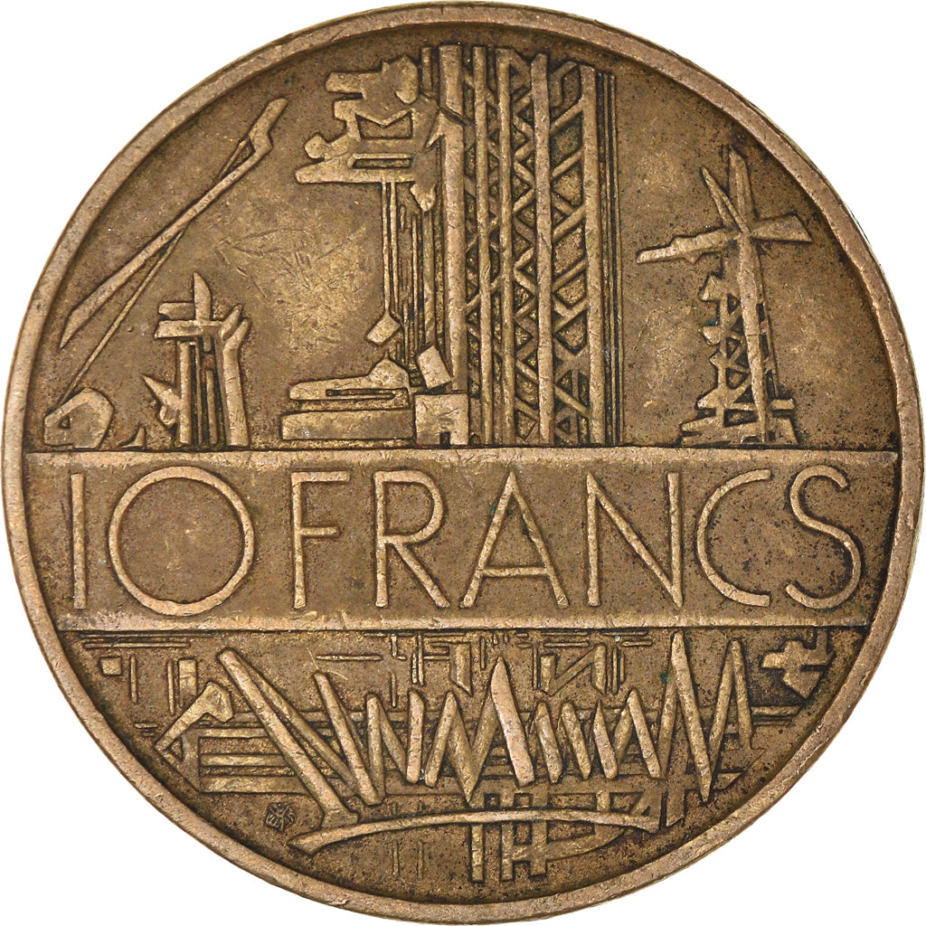 Münze, Frankreich, 10 Francs, 1975