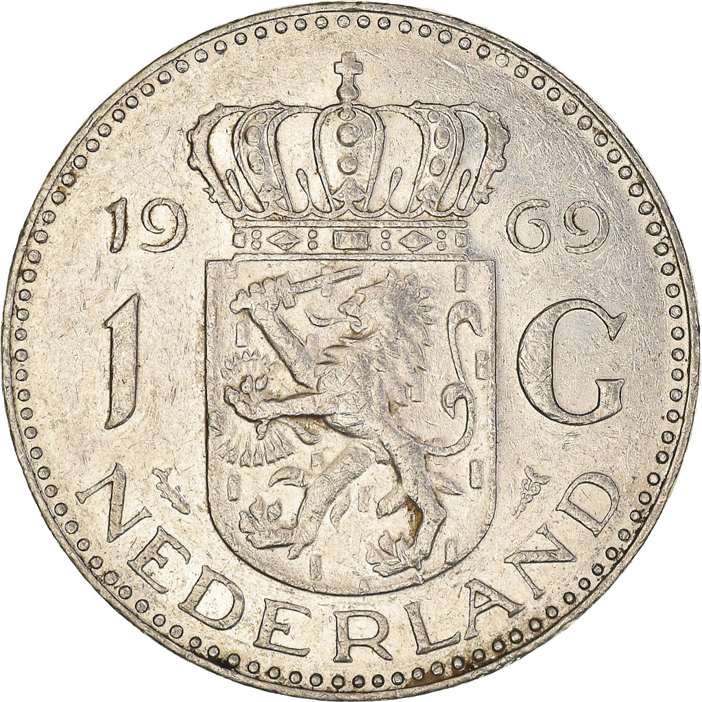 Münze, Niederlande, Gulden, 1969