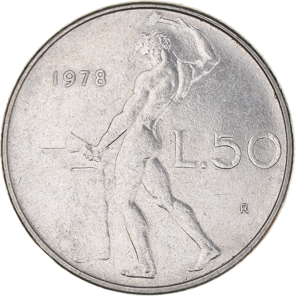 Moneta, Włochy, 50 Lire, 1978
