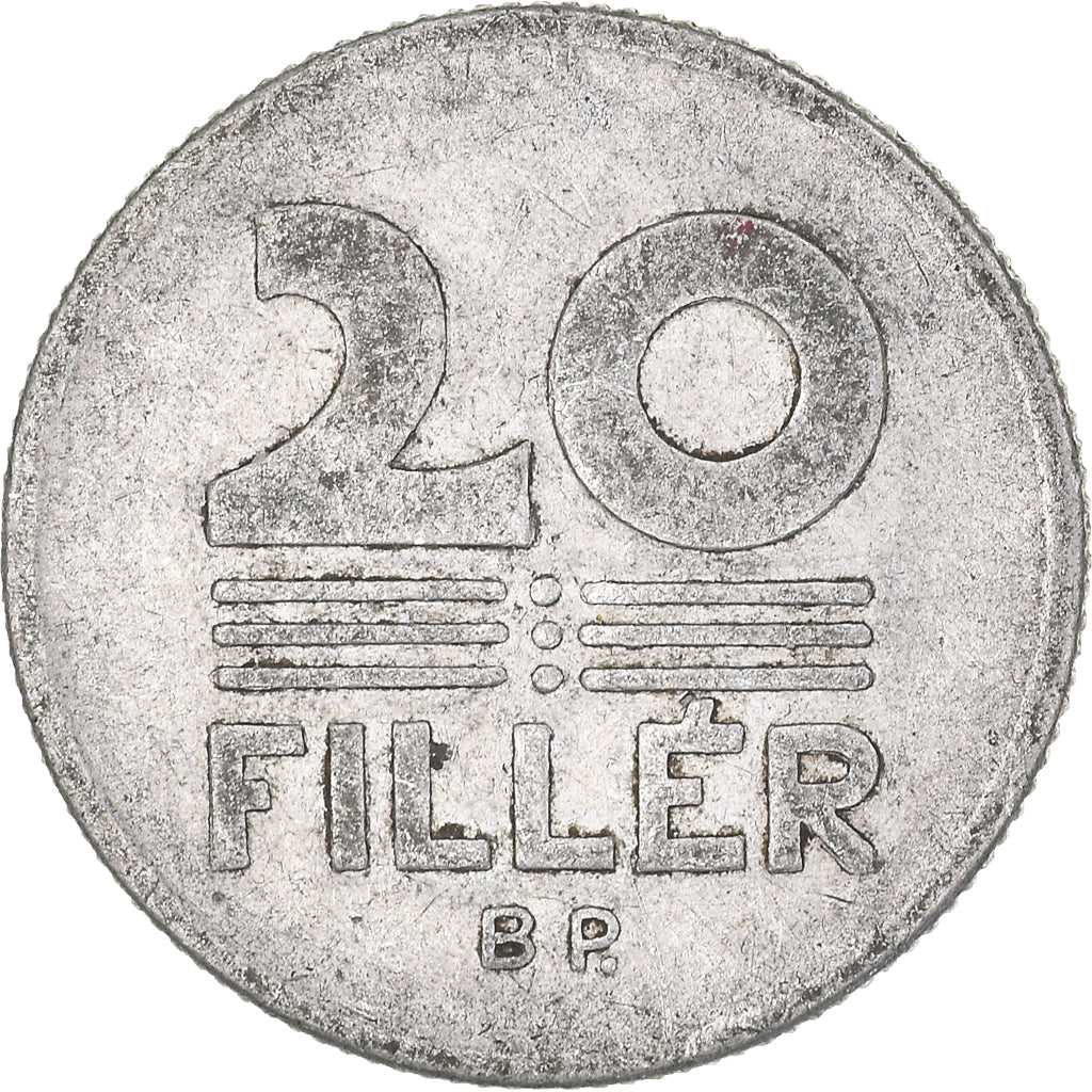 Moneta, Ungheria, 20 Fillér, 1968