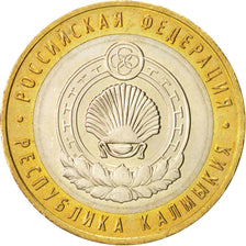 Russia, 10 Roubles, 2009, MS(63), Bi-Metallic, KM:985