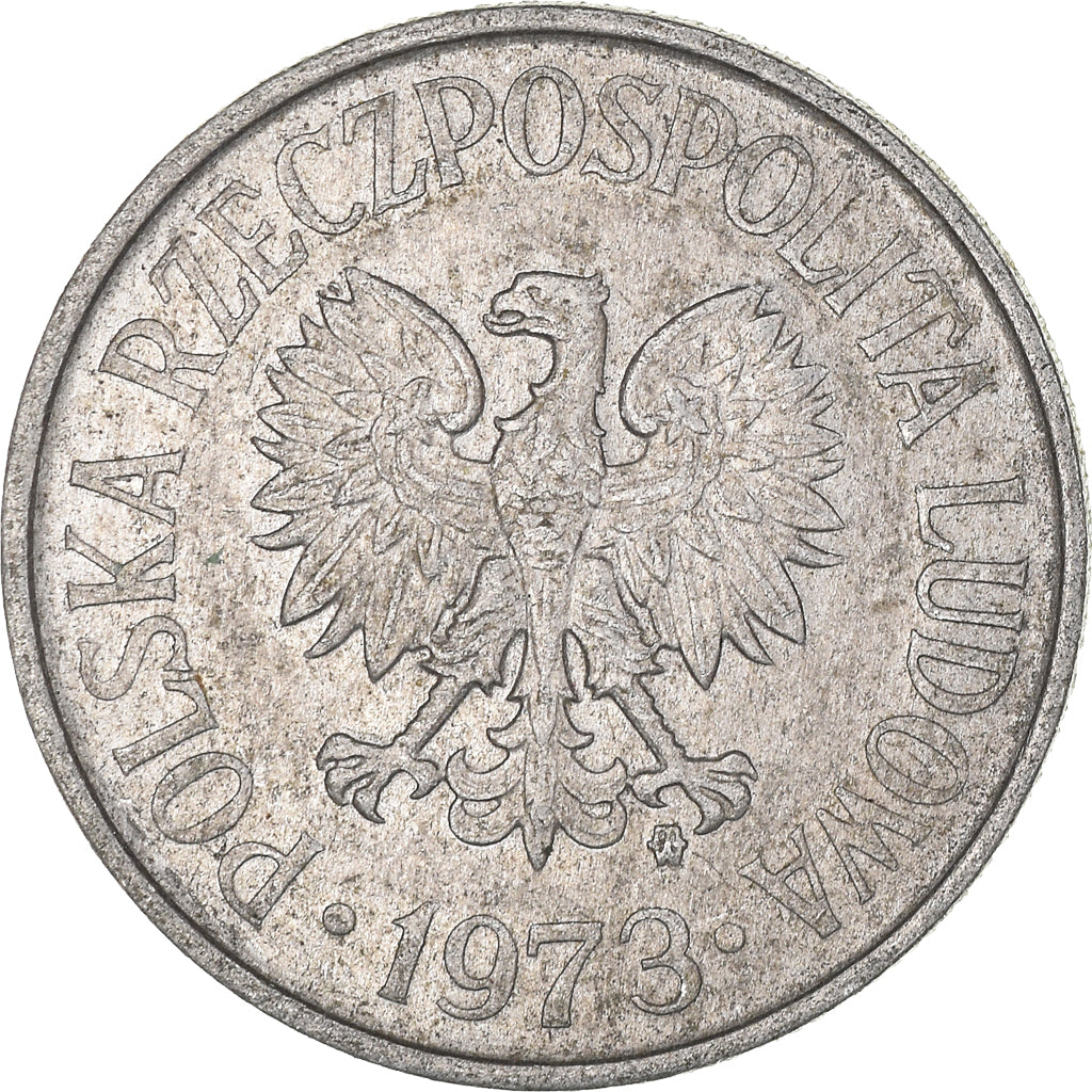 Moneda, Polonia, 50 Groszy, 1973