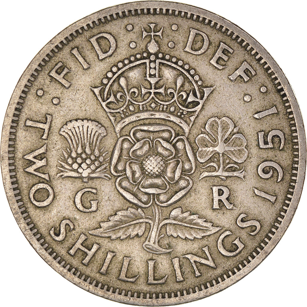Coin, Great Britain, Florin, Two Shillings, 1951