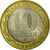 Moneta, Russia, 10 Roubles, 2009, St. Petersburg, MS(63), Bimetaliczny, KM:997