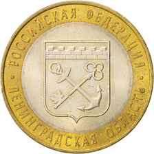 Russia, 10 Roubles, 2005, St. Petersburg, MS(63), Bi-Metallic, KM:887