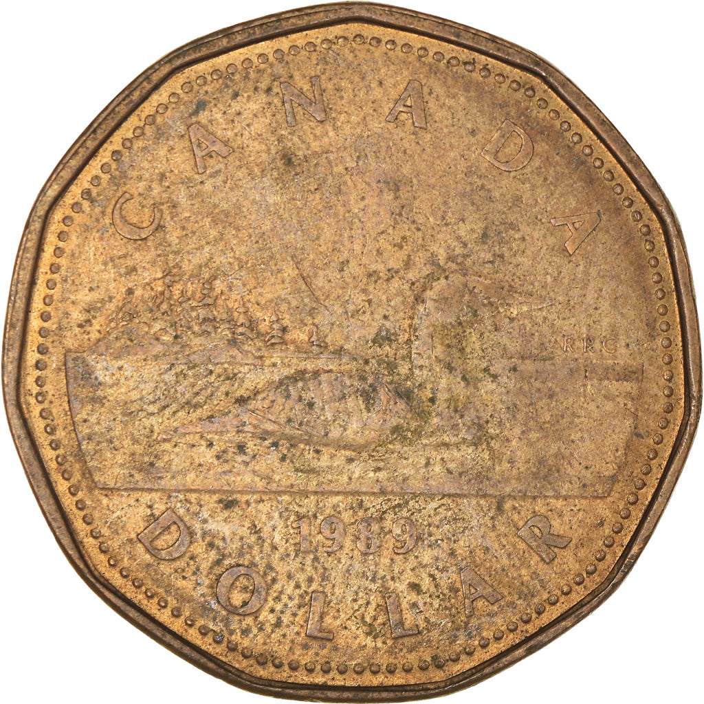 Moneda, Canadá, Dollar, 1989