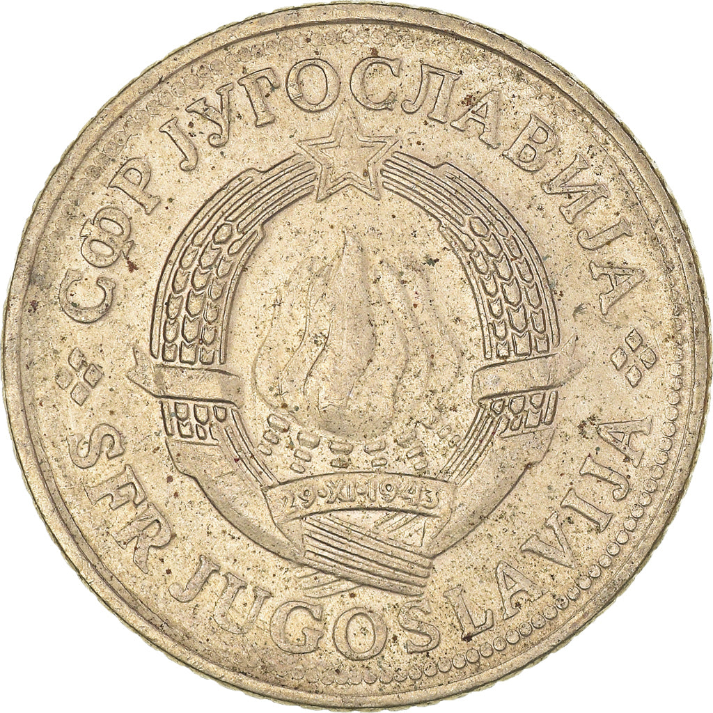 Monnaie, Yougoslavie, 2 Dinara, 1980