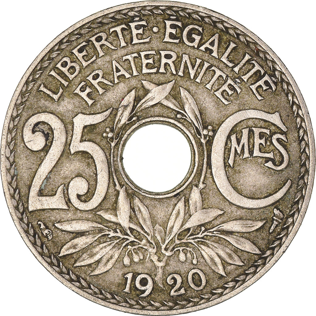 Moneta, Francia, 25 Centimes, 1920