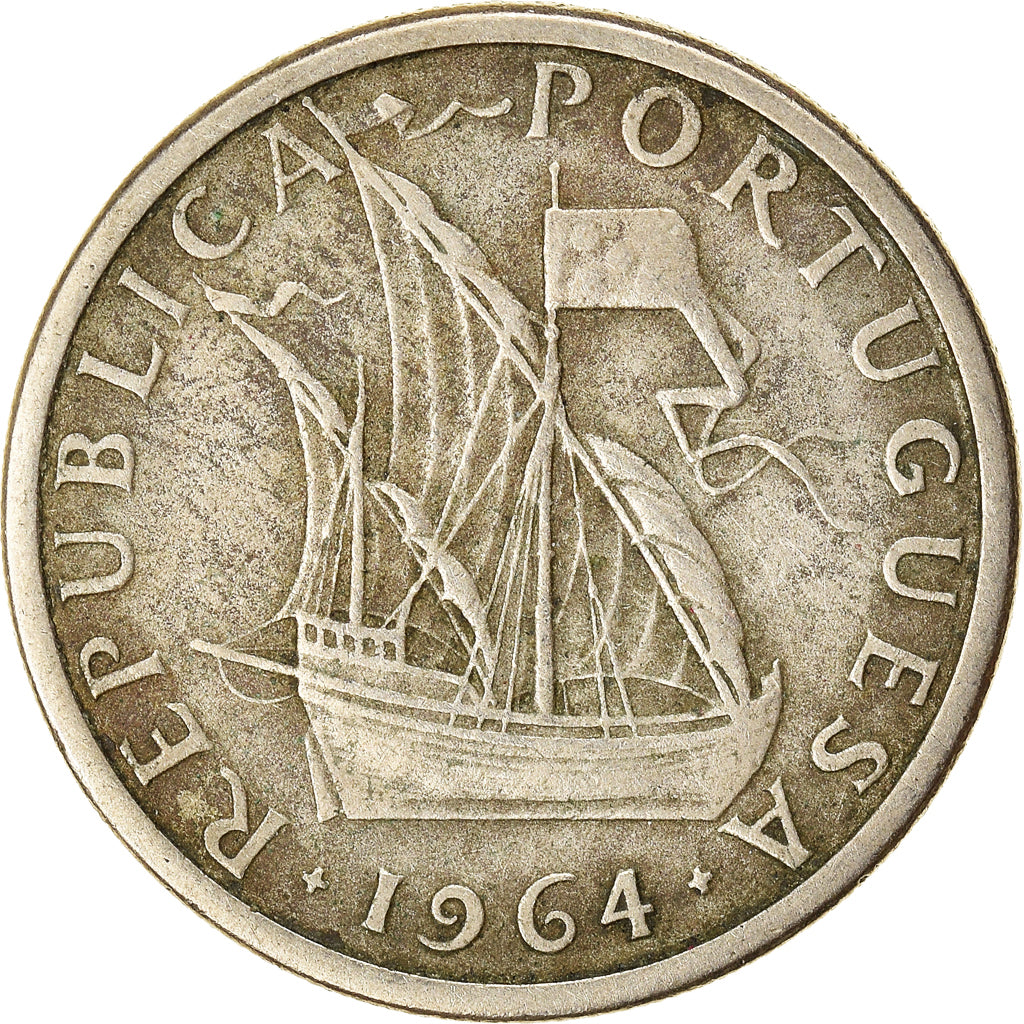 Monnaie, Portugal, 5 Escudos, 1964