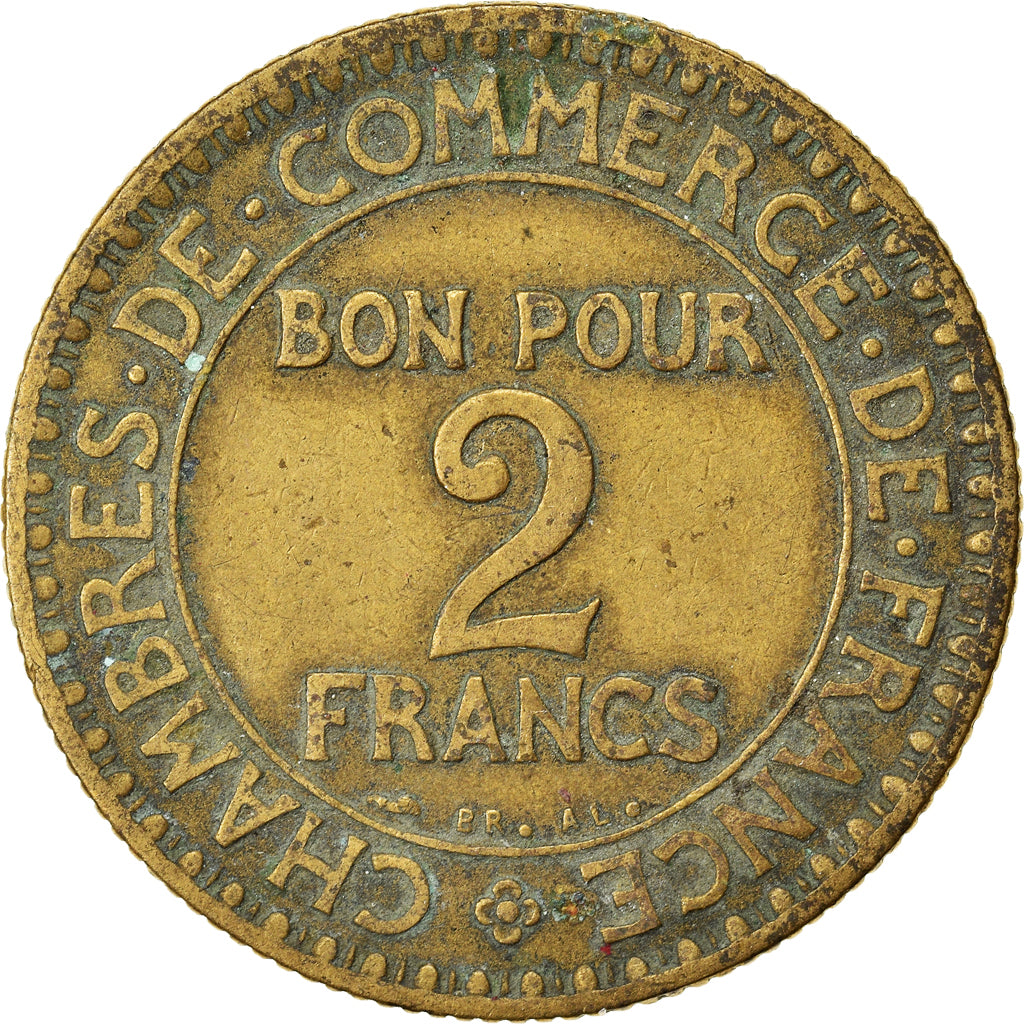 Moneta, Francja, 2 Francs, 1924