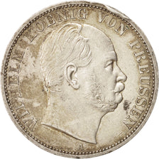 German States, PRUSSIA, Wilhelm I, Thaler, 1867, Berlin, EF(40-45), Silver, K...
