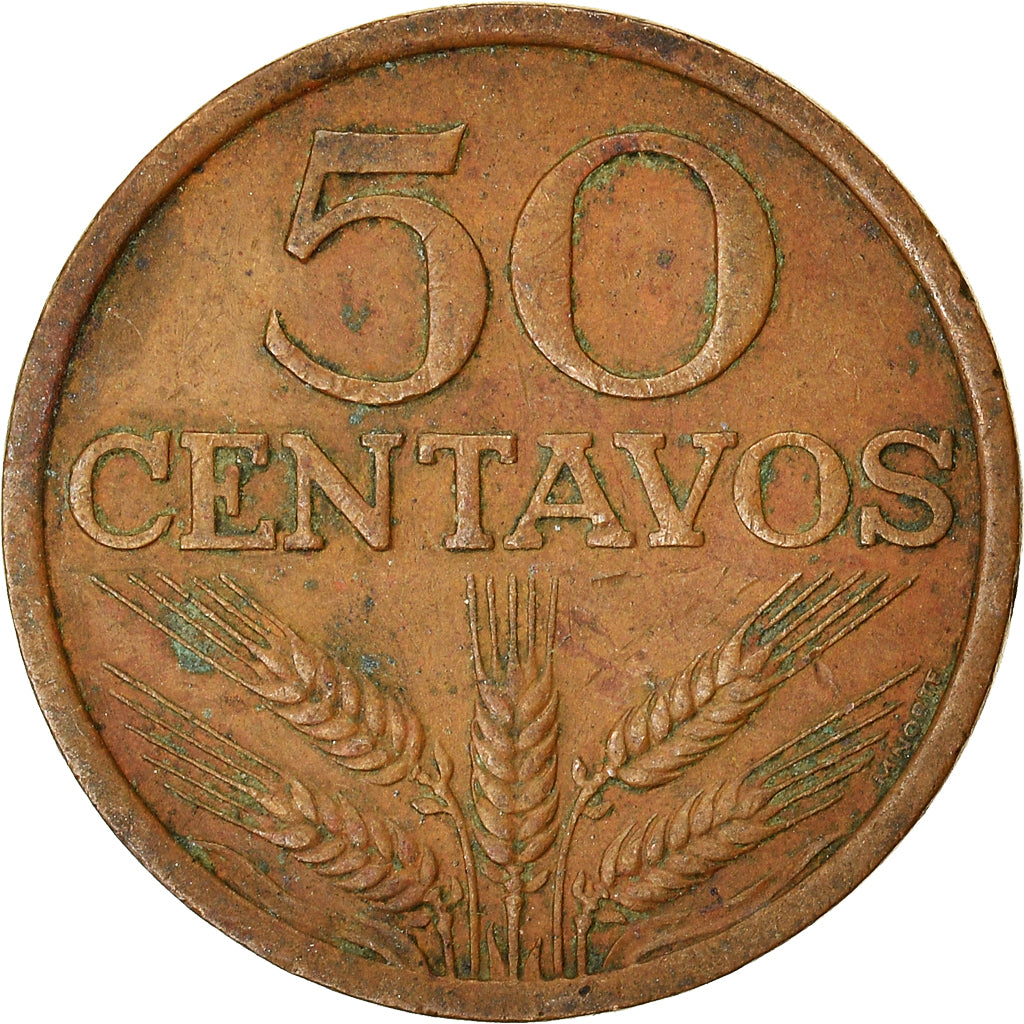 Moneta, Portogallo, 50 Centavos, 1972