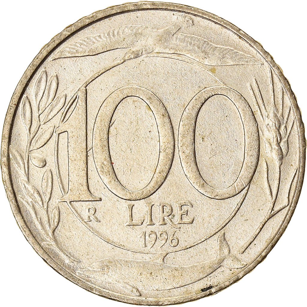 Monnaie, Italie, 100 Lire, 1996