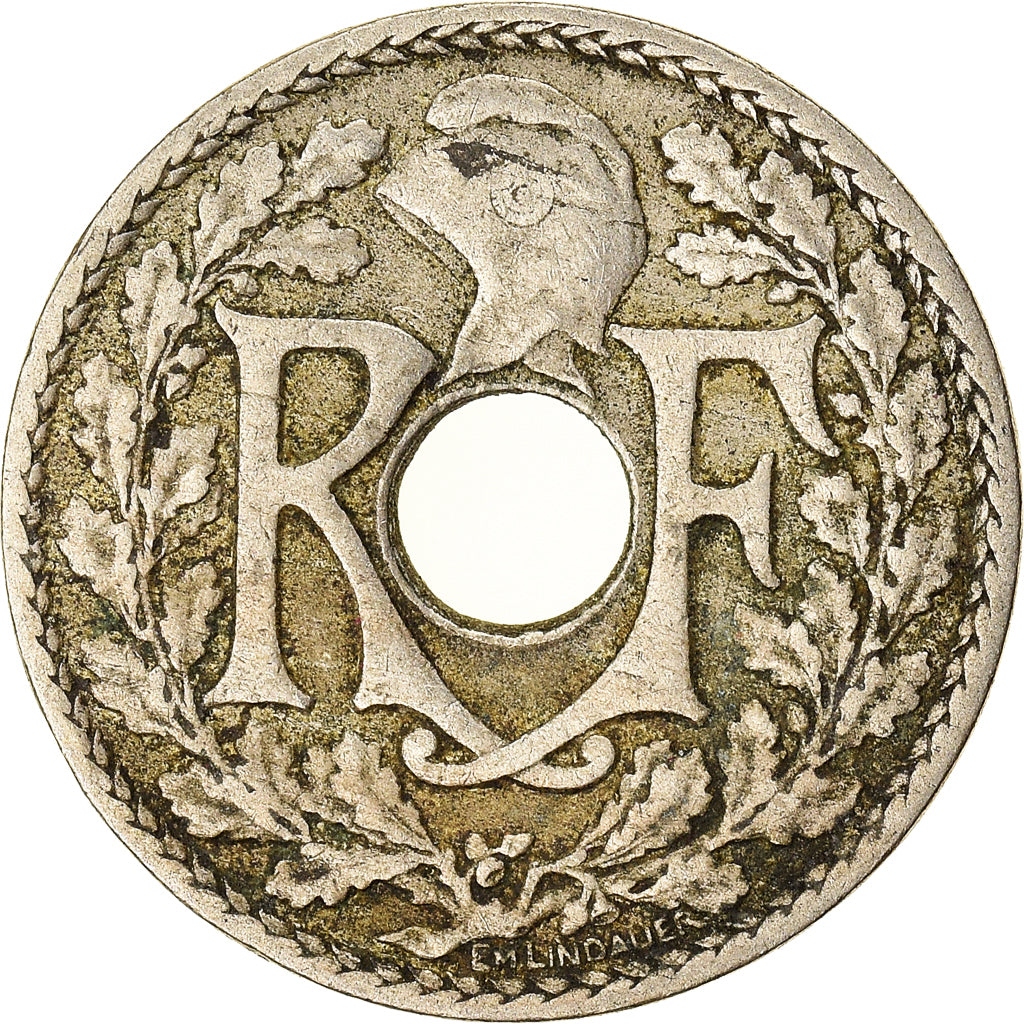 Moeda, França, 10 Centimes, 1924