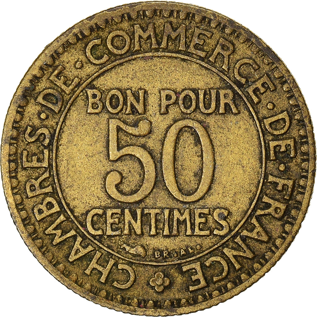 Monnaie, France, 50 Centimes, 1923