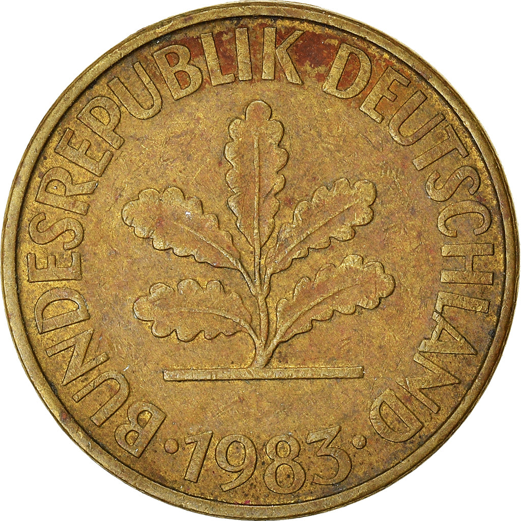 Coin, GERMANY - FEDERAL REPUBLIC, 10 Pfennig, 1983