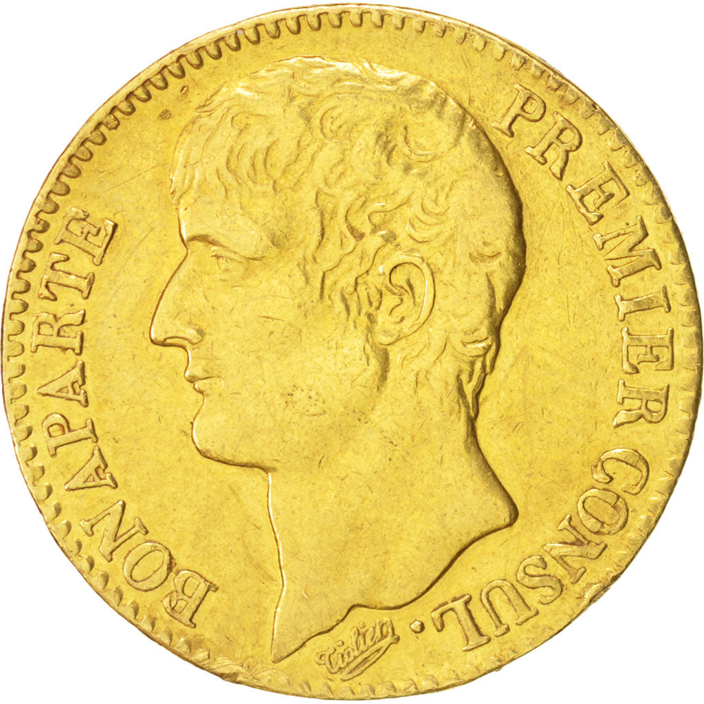 Frankreich, Napoléon I, 40 Francs, 1804, Paris, EF(40-45), Gold, KM:652, Gad...