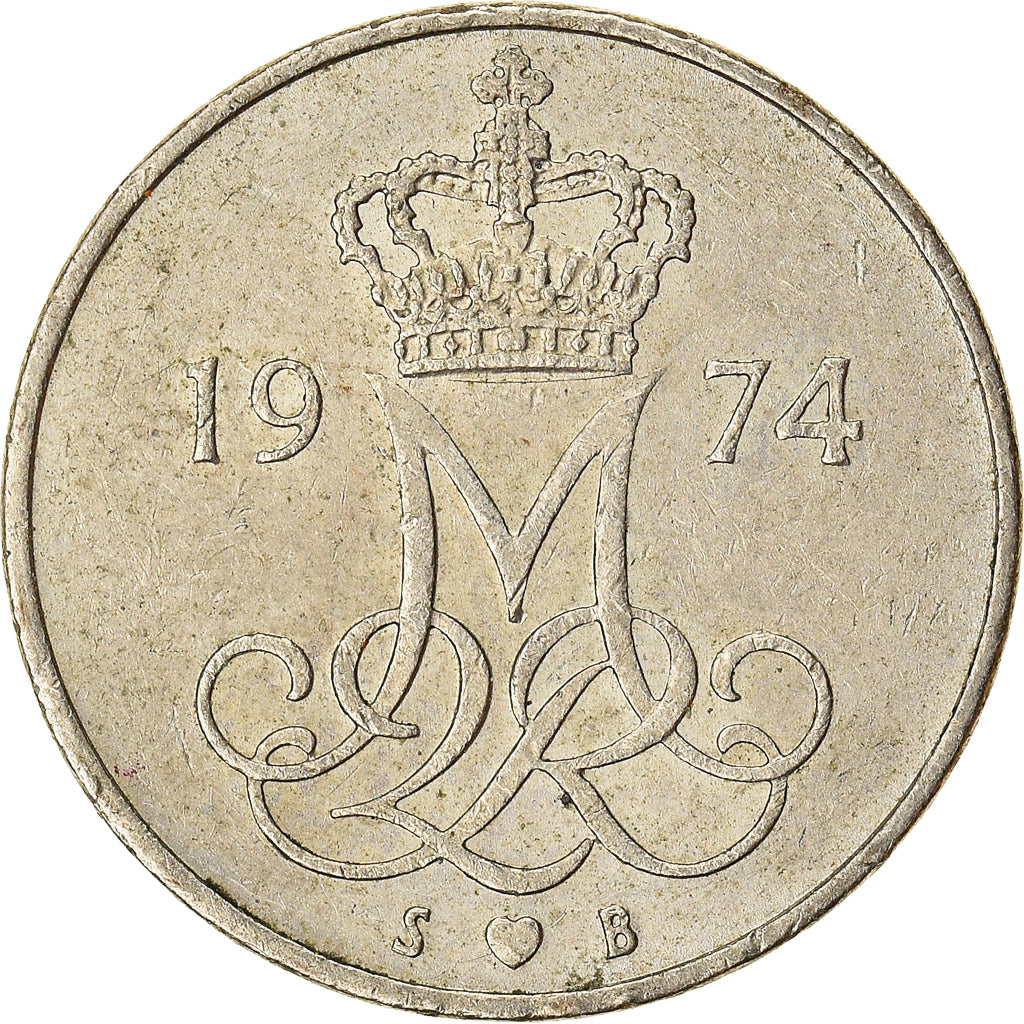 Coin, Denmark, 10 Öre, 1974
