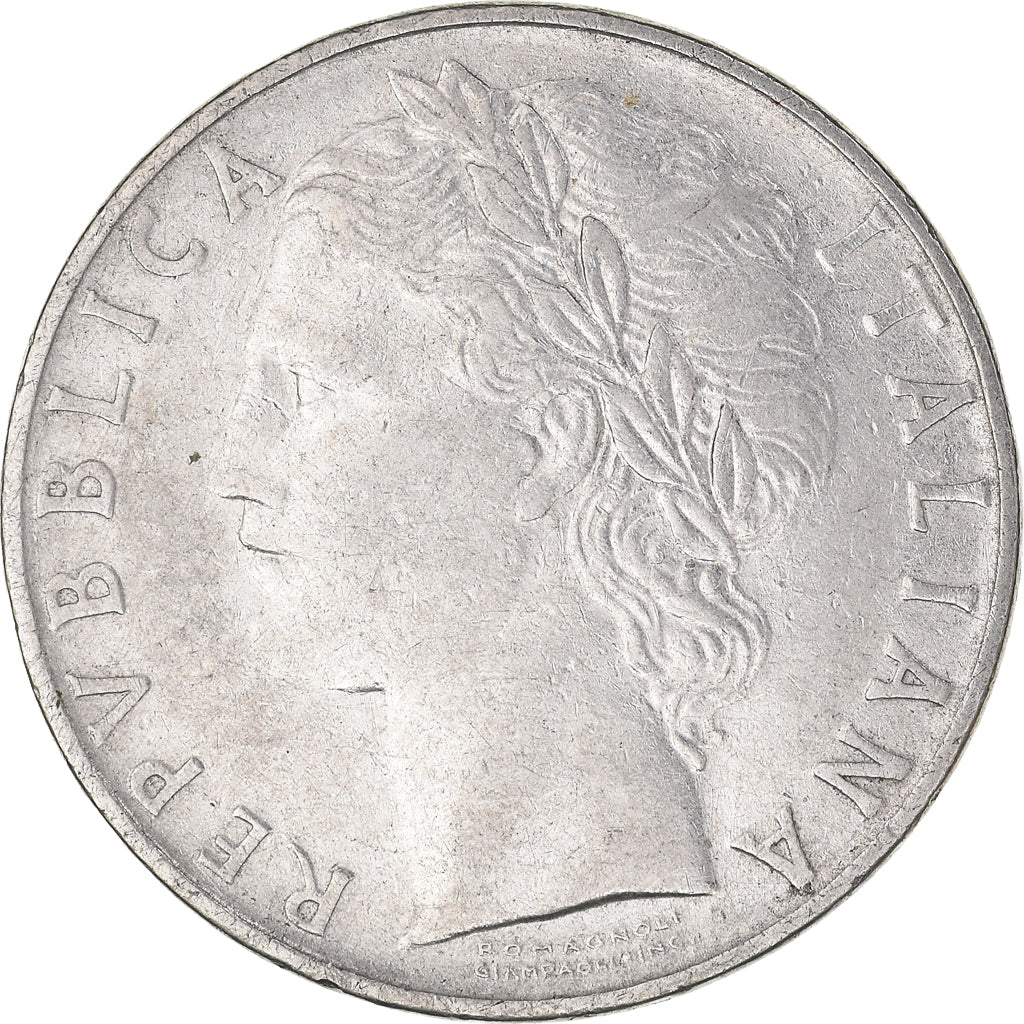 Monnaie, Italie, 100 Lire, 1958
