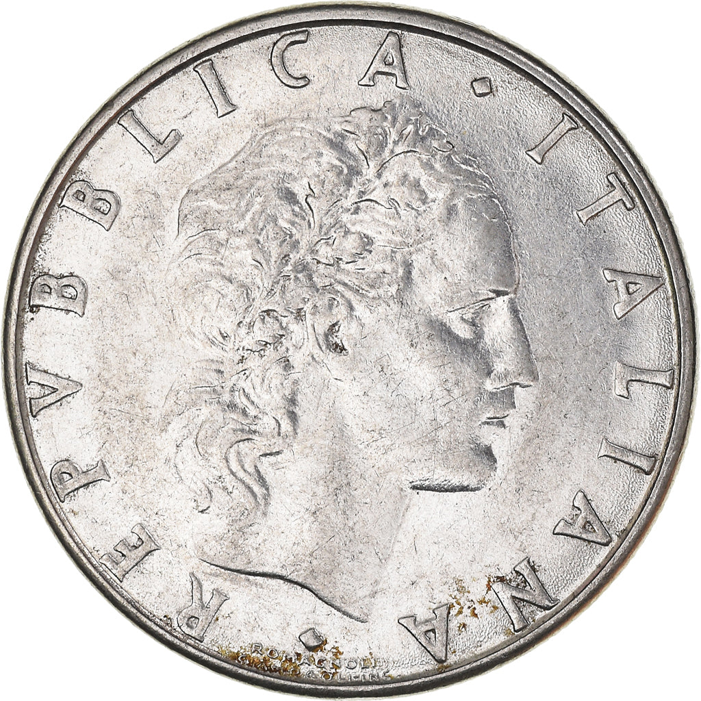 Moneta, Italia, 50 Lire, 1989