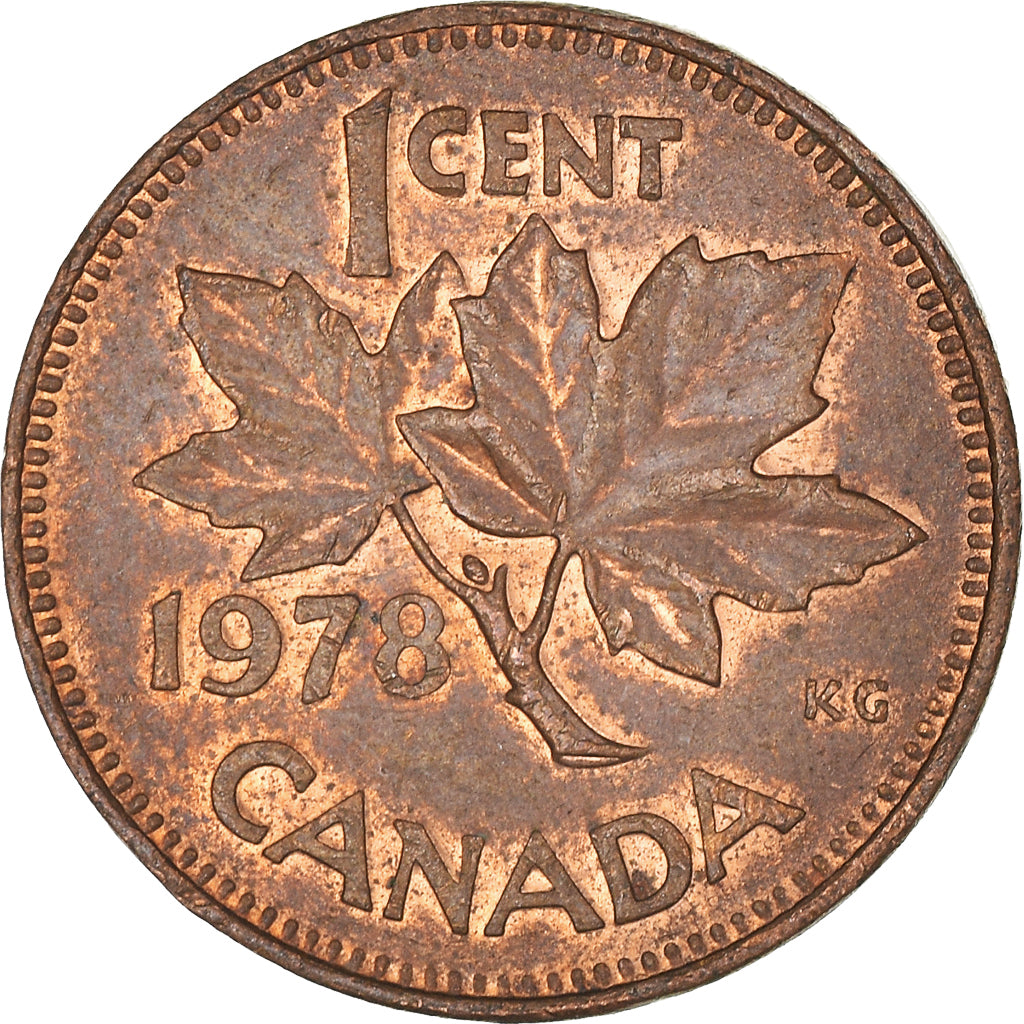 Moneda, Canadá, Cent, 1978