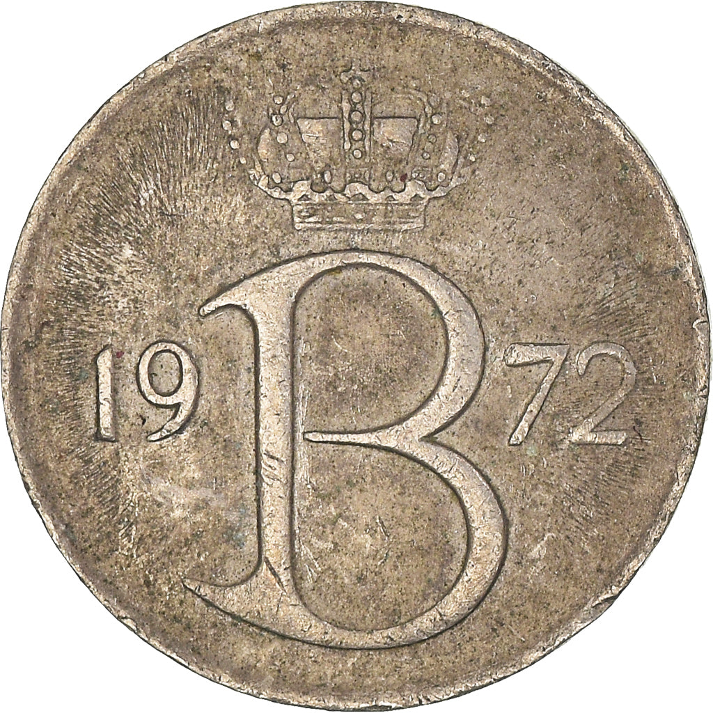 Moneta, Belgia, 25 Centimes, 1972