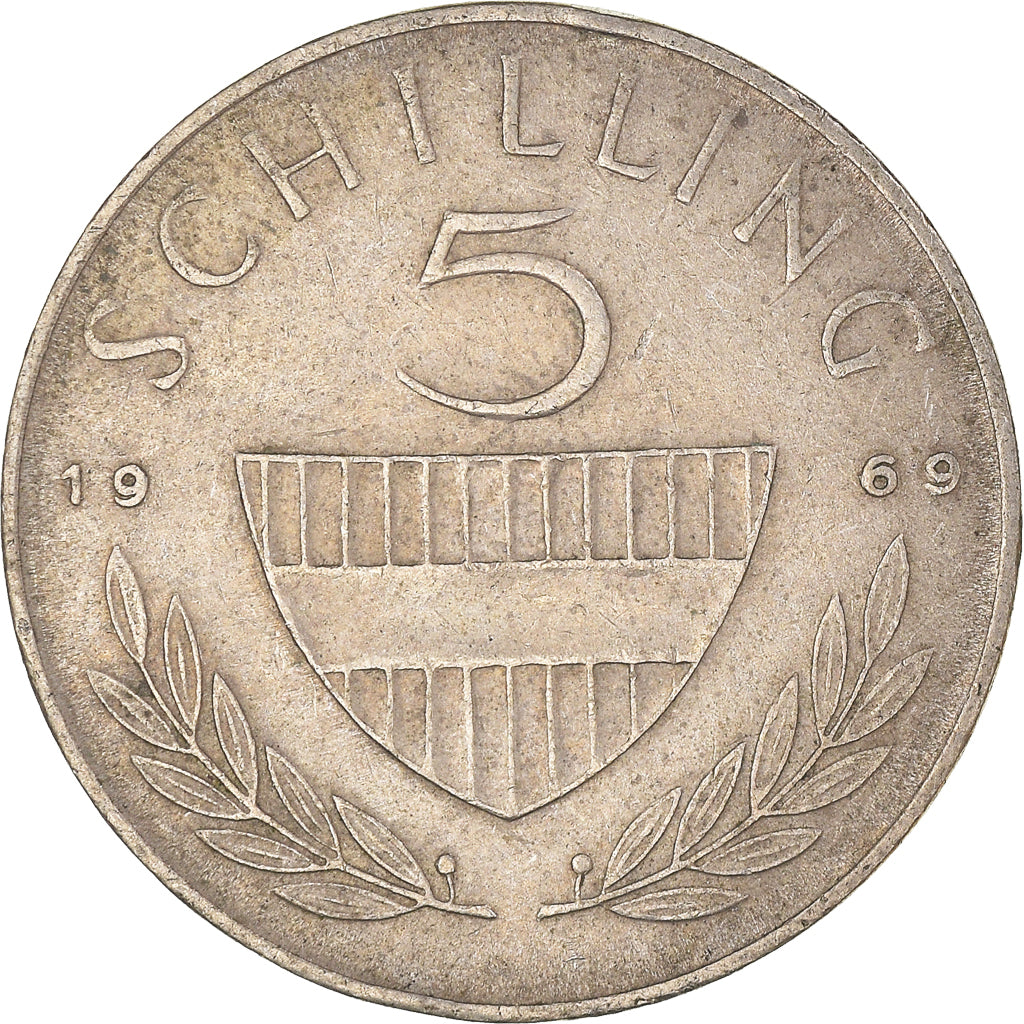 Moneta, Austria, 5 Schilling, 1969