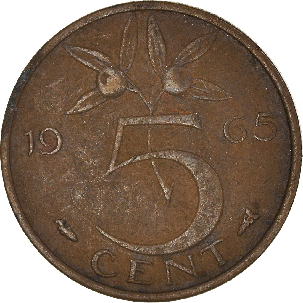 Münze, Niederlande, 5 Cents, 1965