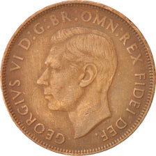 Australia, George VI, Penny, 1950, EF(40-45), Bronze, KM:43