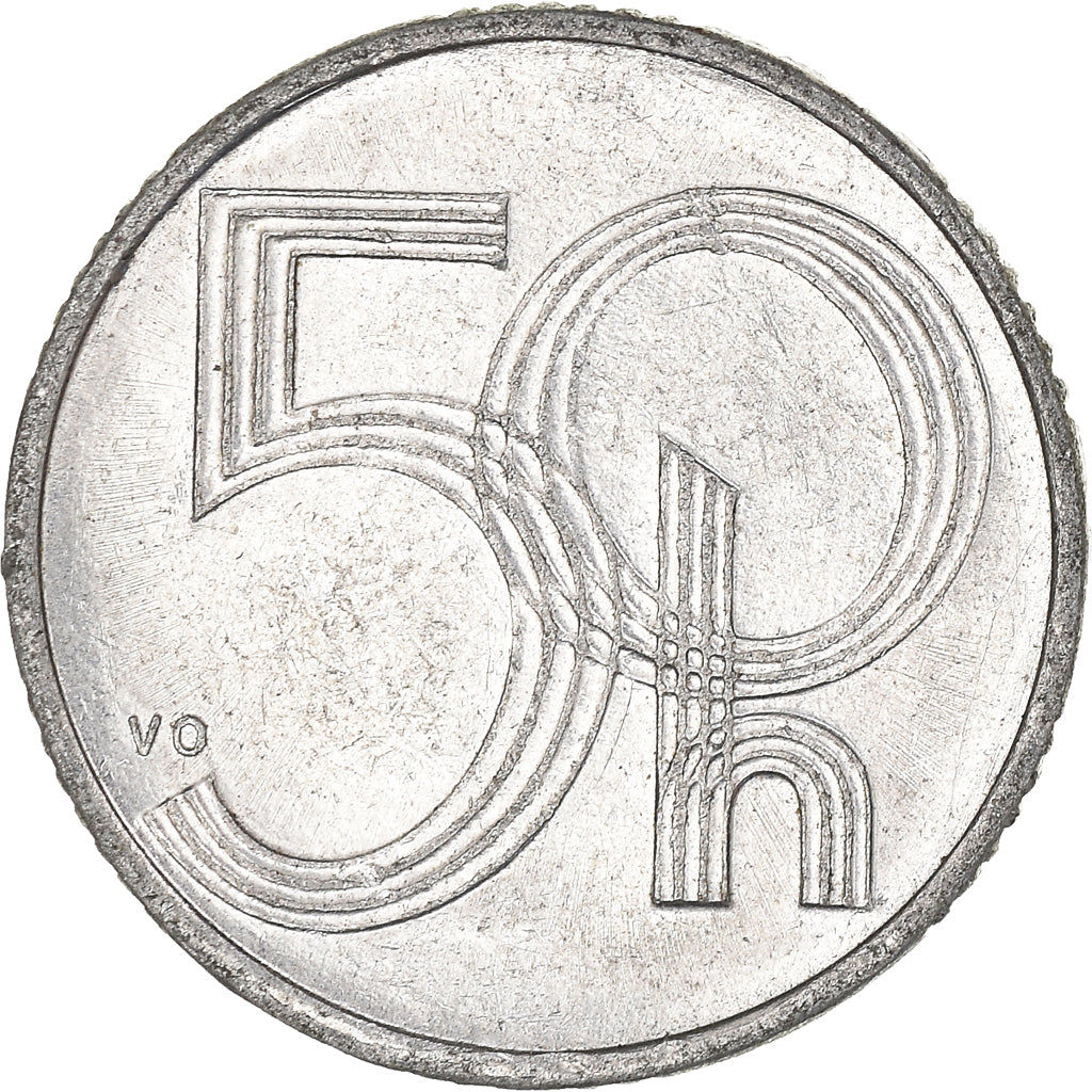 Moneda, República Checa, 50 Haleru, 1993