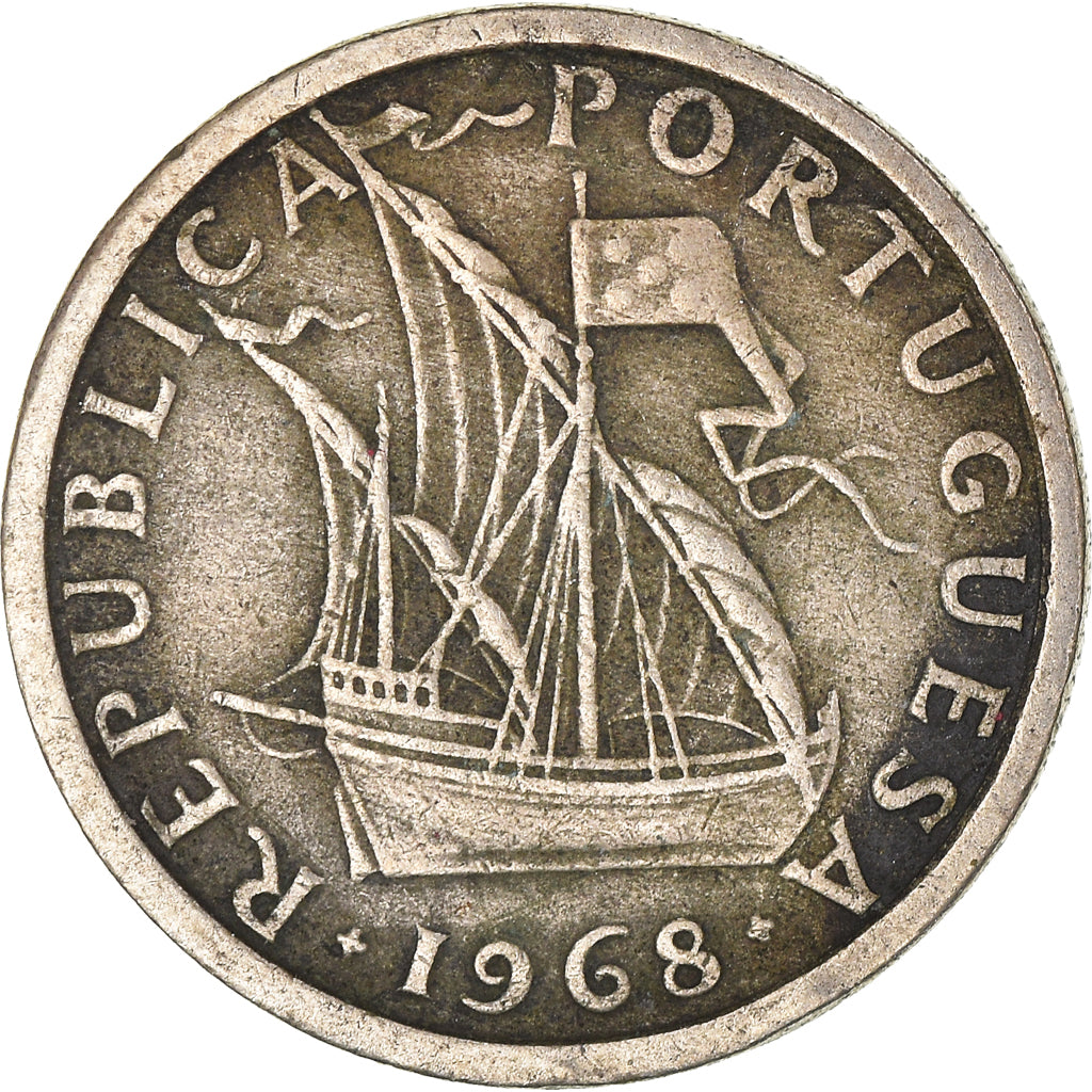 Coin, Portugal, 2-1/2 Escudos, 1968