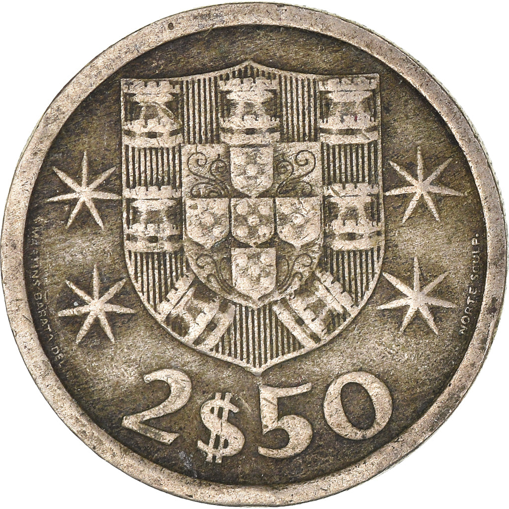 Coin, Portugal, 2-1/2 Escudos, 1968