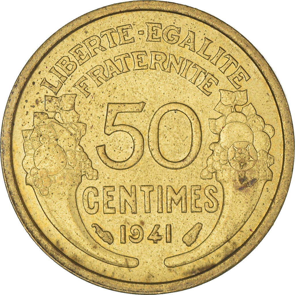 Monnaie, France, 50 Centimes, 1941