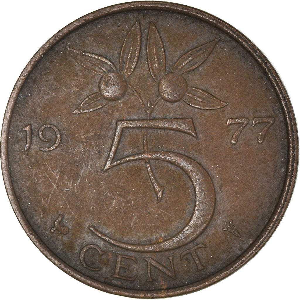 Munten, Nederland, 5 Cents, 1977