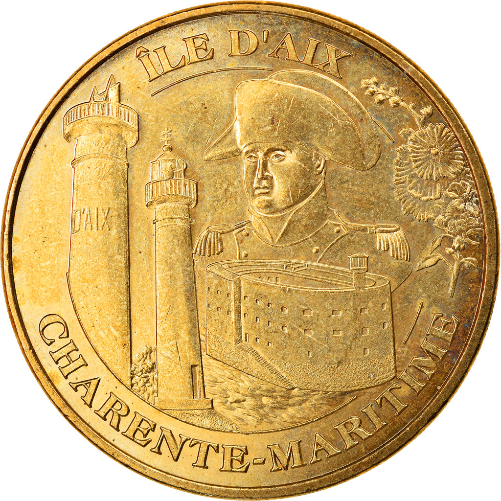 France, Token, Touristic token, Ile d'Aix -  Boyard - Napoléon et le phare