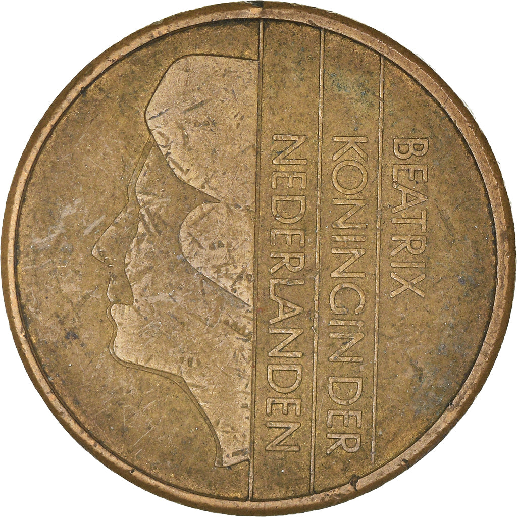 Moneda, Países Bajos, 5 Gulden, 1988