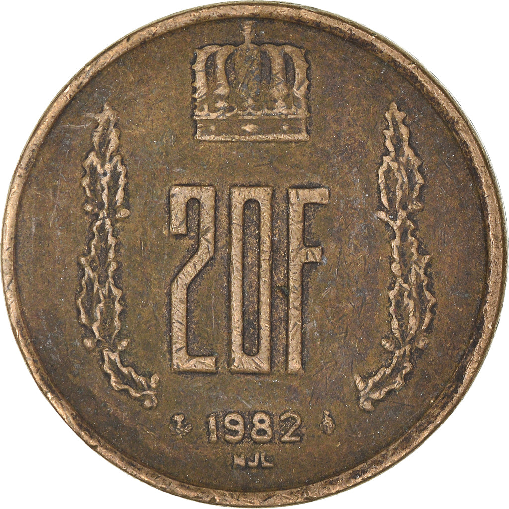 Coin, Luxembourg, 20 Francs, 1982