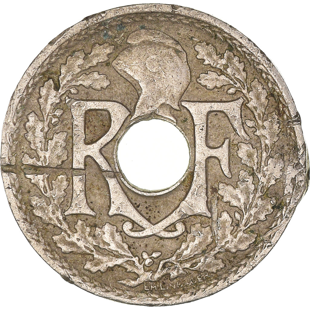 Munten, Frankrijk, 5 Centimes, 1923