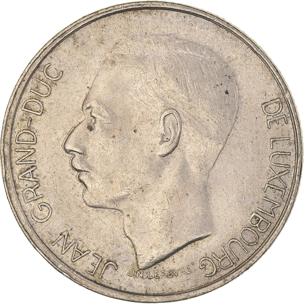 Moneda, Luxemburgo, 5 Francs, 1971