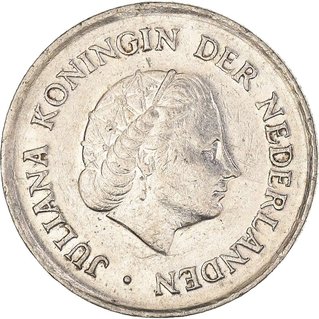 Moneda, Países Bajos, 25 Cents, 1971