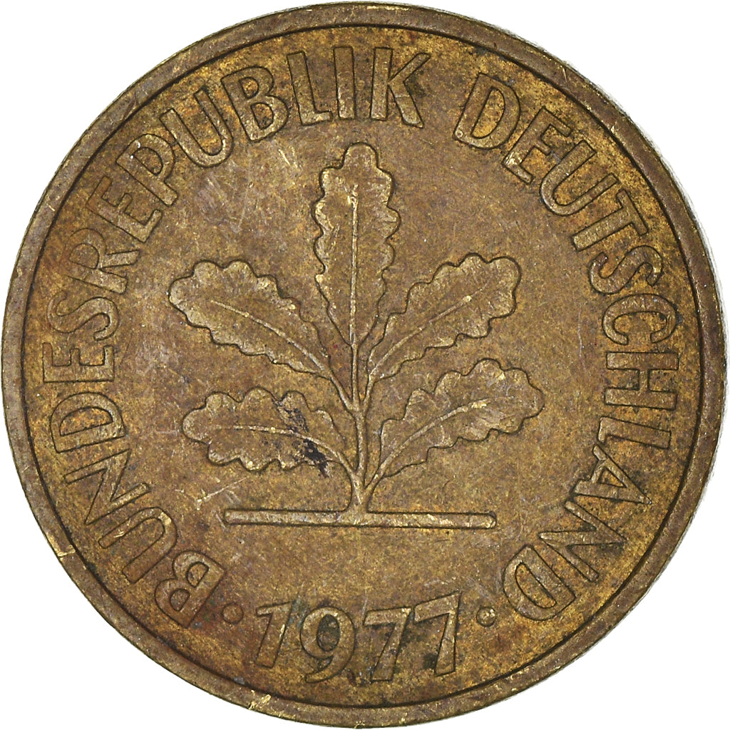 Monnaie, République fédérale allemande, 5 Pfennig, 1977
